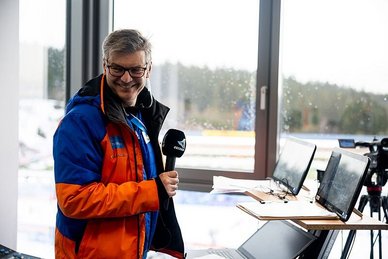 Der bisherige Stadionsprecher Marco Rühl Der bisherige Stadionsprecher Marco Rühl