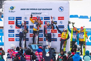 Sprint Männer Siegerehrung Sprint Männer Siegerehrung