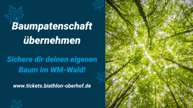 Baumpatenschaft übernehmen - Baum im WM-Wald in Oberhof